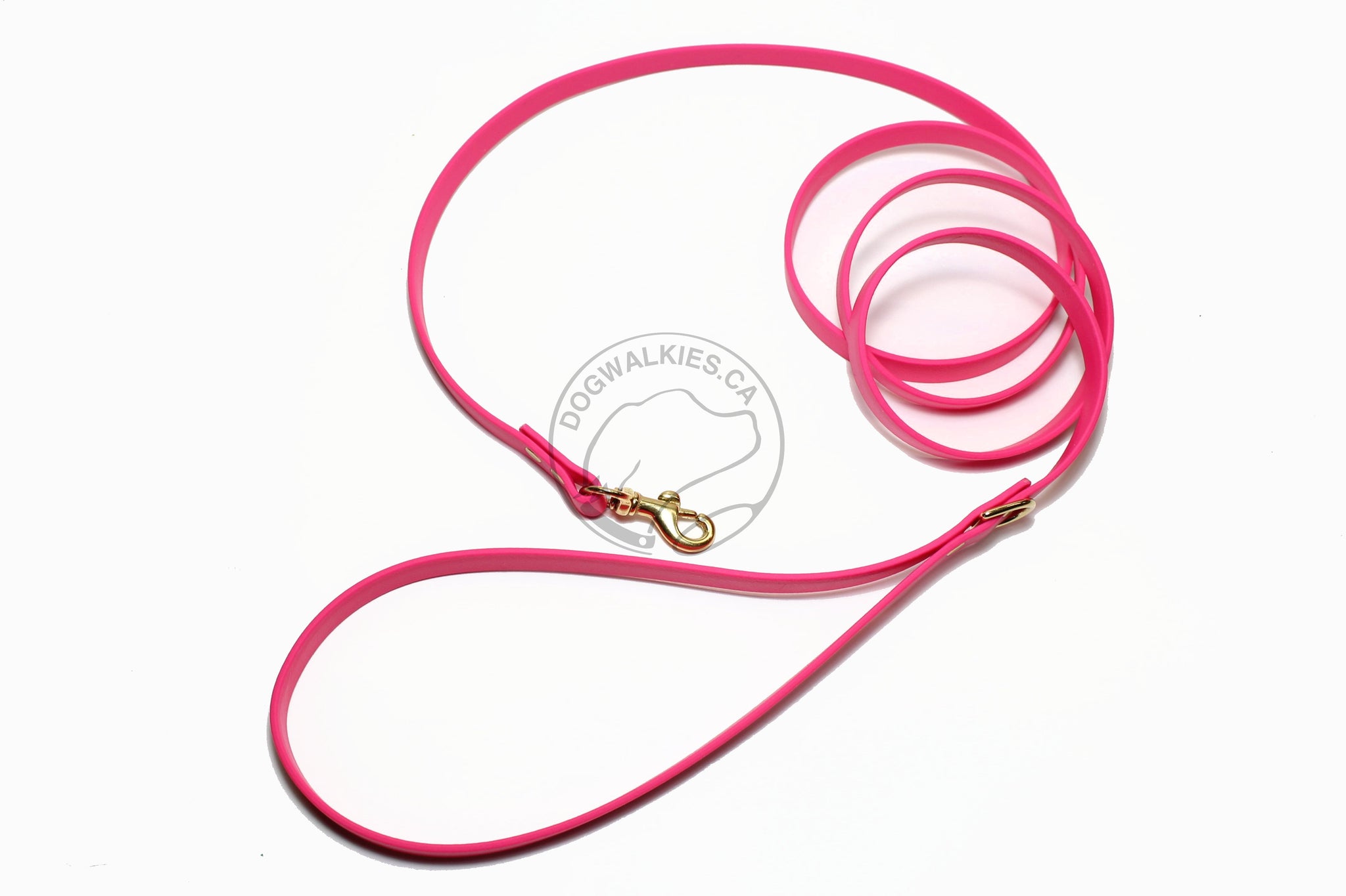 Fuchsia Pink Biothane Small Dog Leash