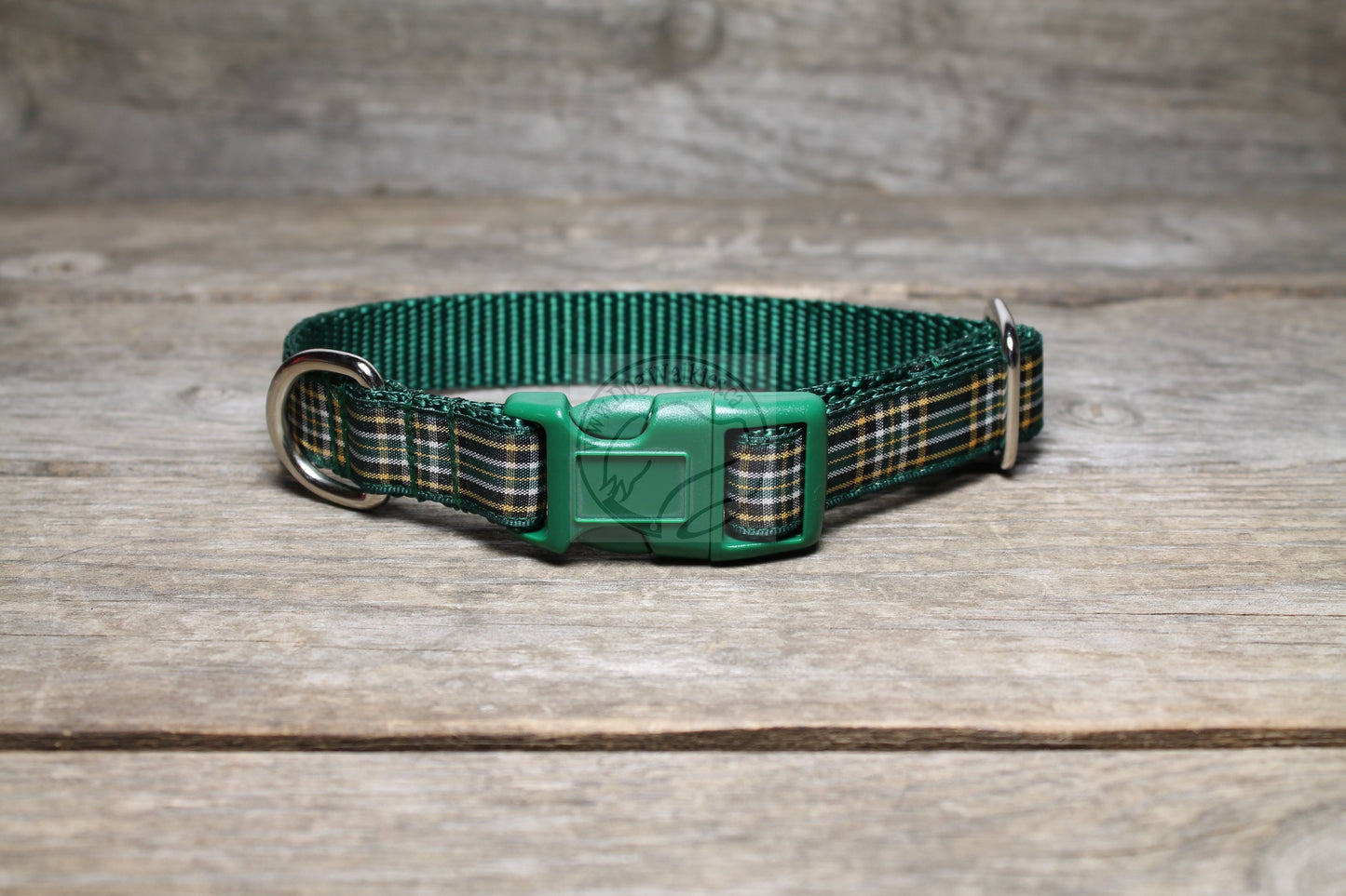 Irish National tartan - dog collar