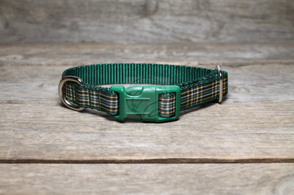 Irish National tartan - dog collar