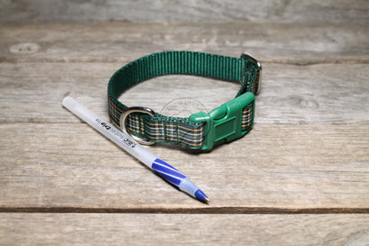 Irish National tartan - dog collar