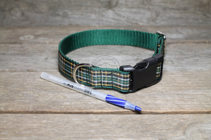 Irish National tartan - dog collar