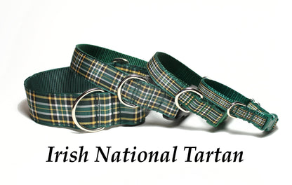Irish National tartan - dog collar