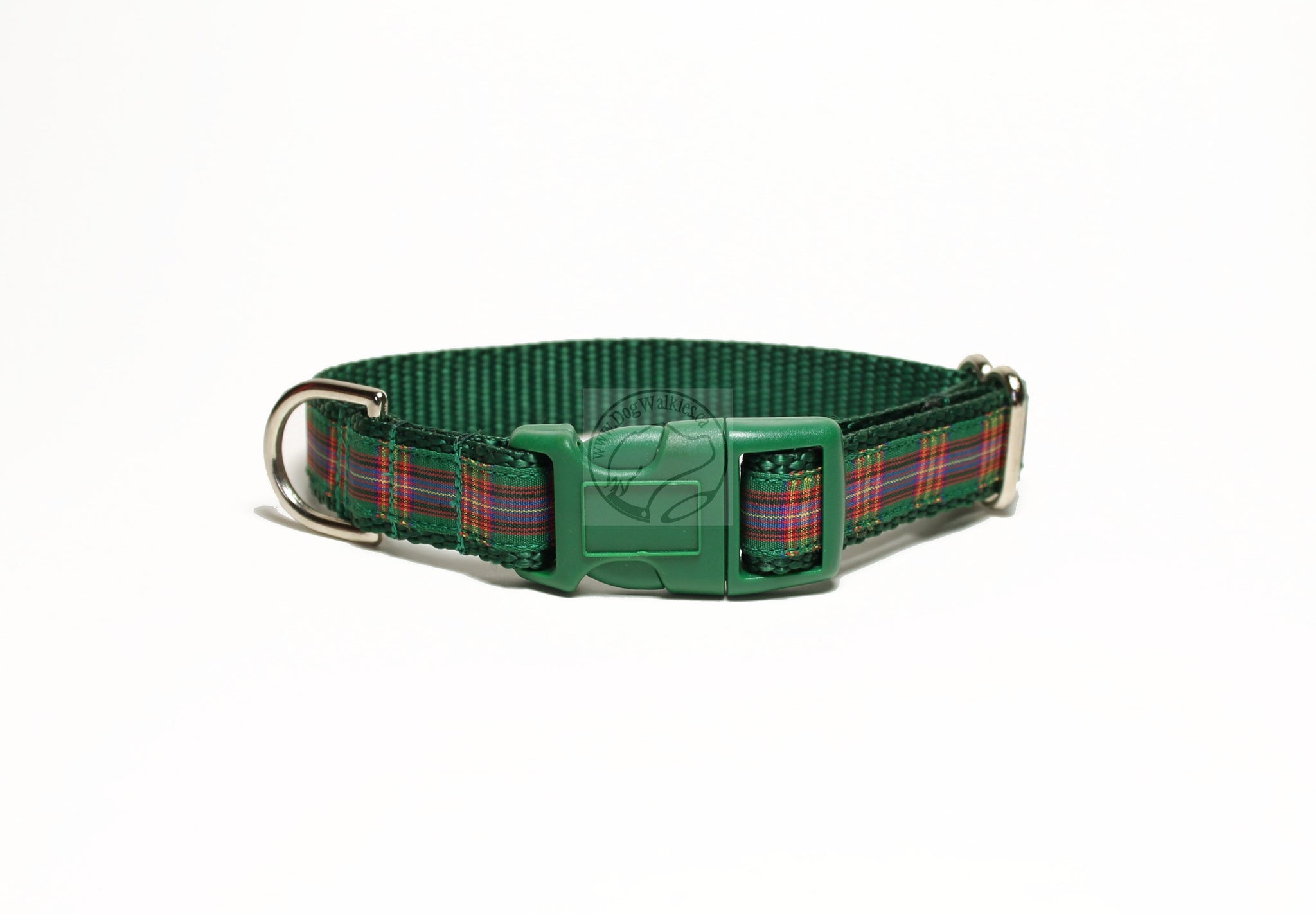 Cameron of Lochiel clan tartan - dog collar