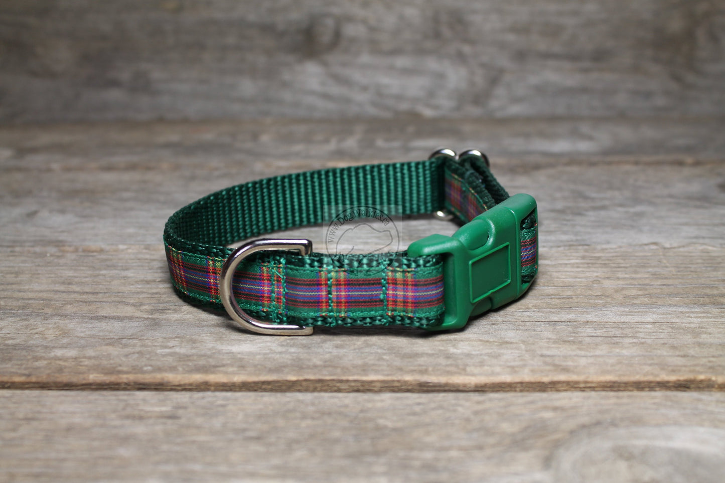 Cameron of Lochiel clan tartan - dog collar