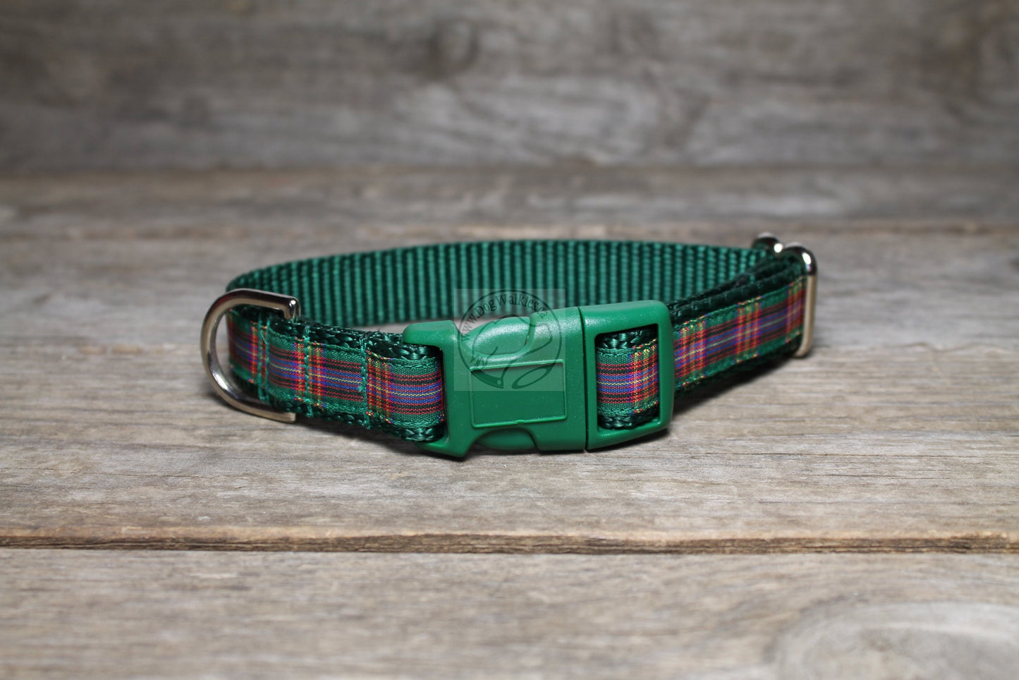 Cameron of Lochiel clan tartan - dog collar