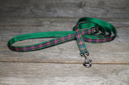 Tartan Dog Leash - Cameron of Lochiel Clan Tartan