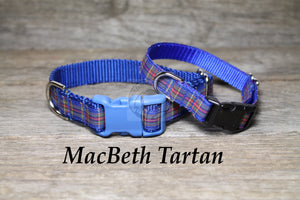 MacBeth (McBeth) clan tartan - dog collar