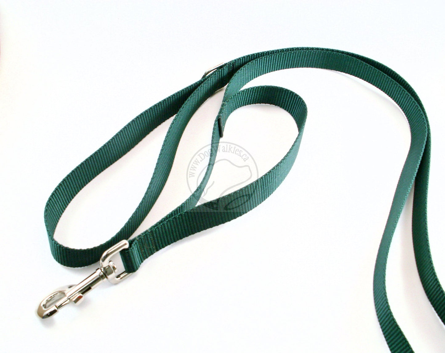 Nylon Two Handle Dog Leash; Simple - Elegant - Strong; Traffic Leash 25mm/1" wide