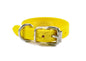 Sunflower Yellow Biothane Dog Collar - 5/8"(16mm) wide