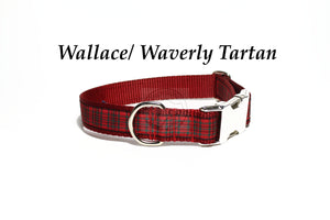 Wallace (Waverley) Clan tartan- Very Limited- dog collar