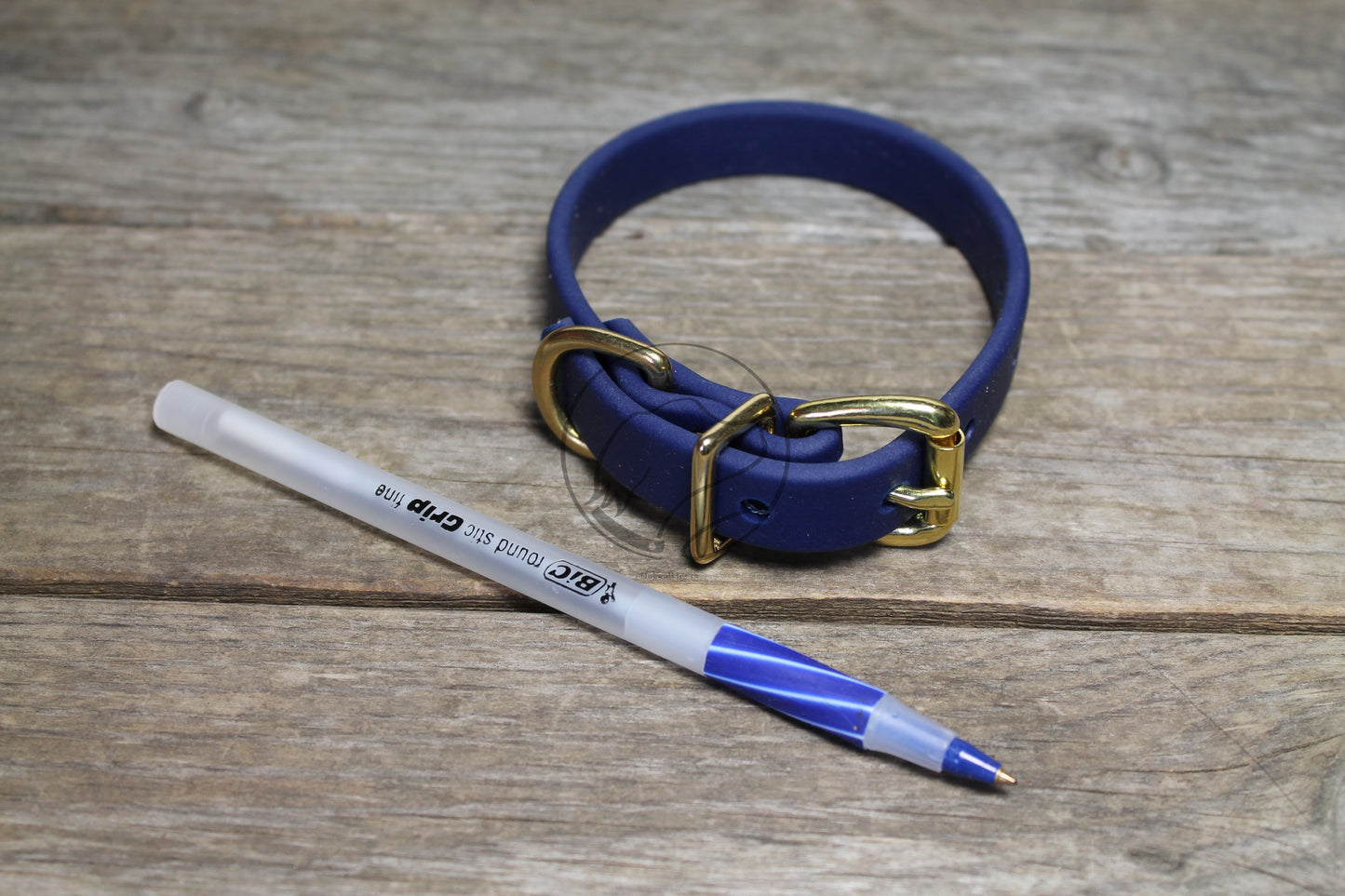 Navy Blue Biothane Dog Collar - 5/8"(16mm) wide