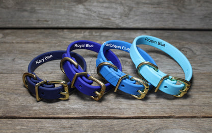 Royal Blue Biothane Dog Collar - 5/8"(16mm) wide