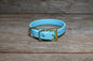 Frozen Blue Biothane Dog Collar - 5/8"(16mm) wide