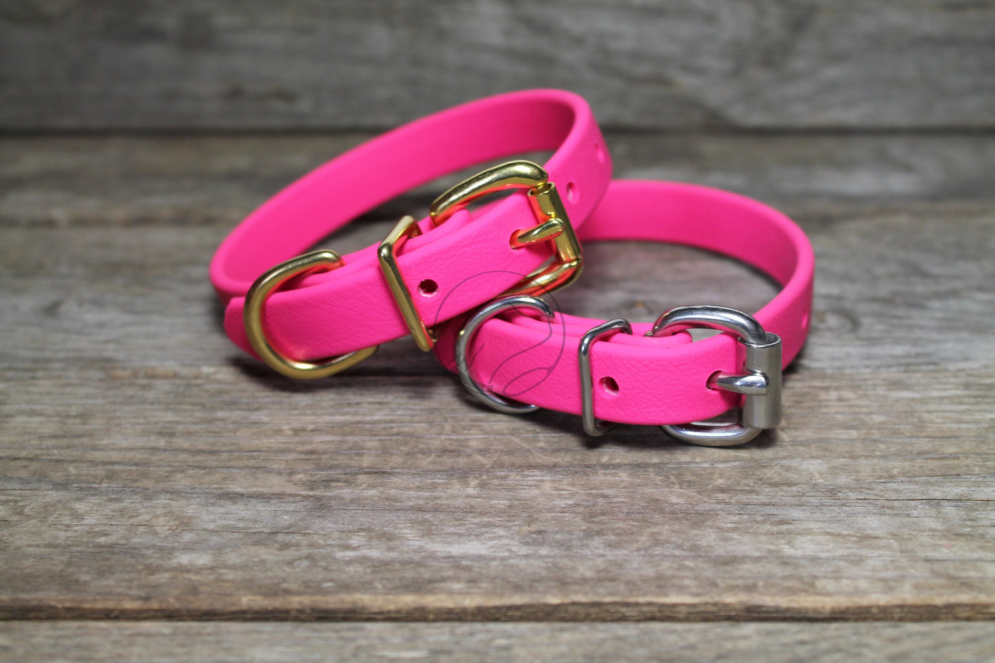 Fuchsia Pink Biothane Dog Collar - 5/8"(16mm) wide