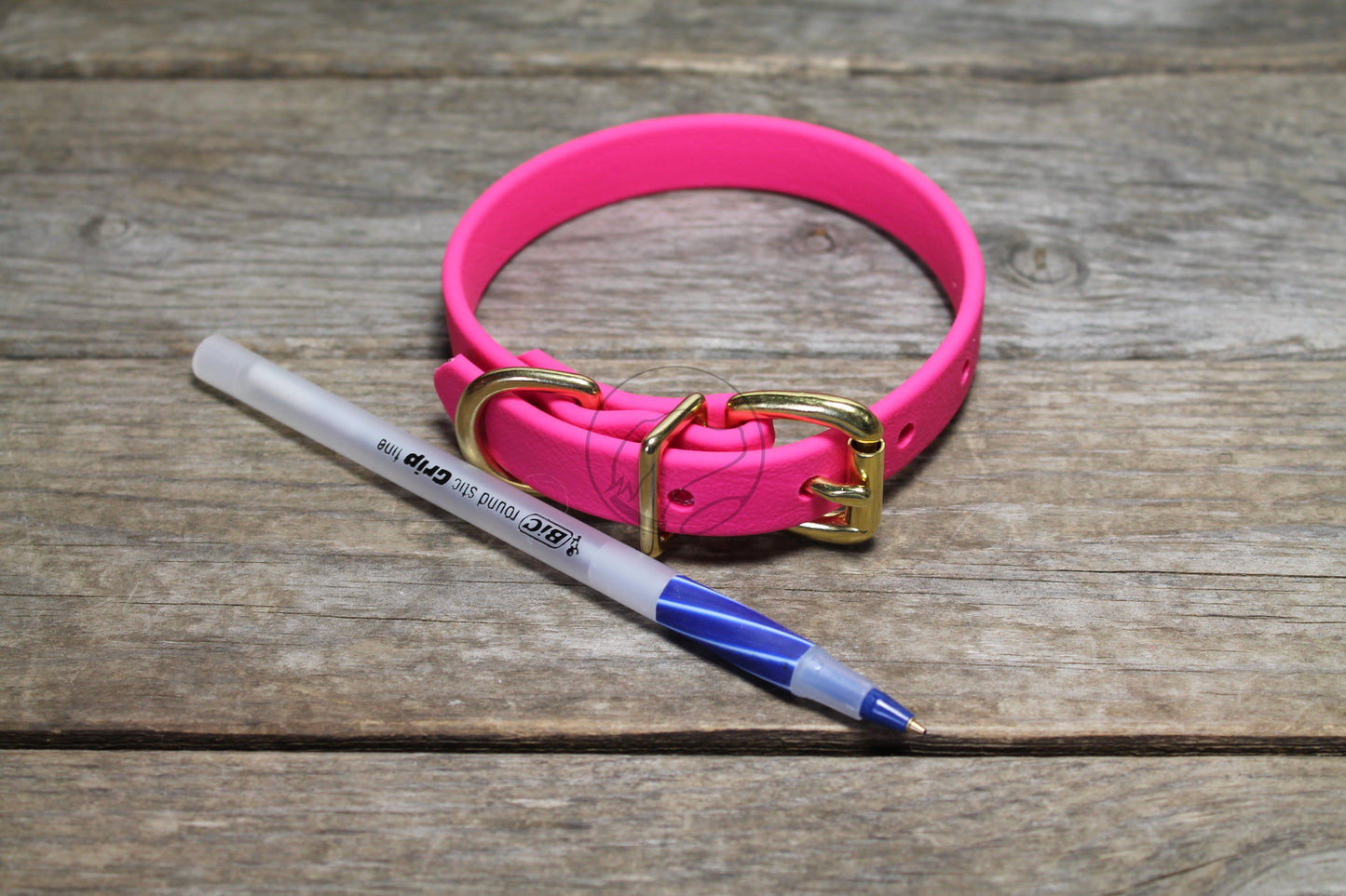 Fuchsia Pink Biothane Dog Collar - 5/8"(16mm) wide