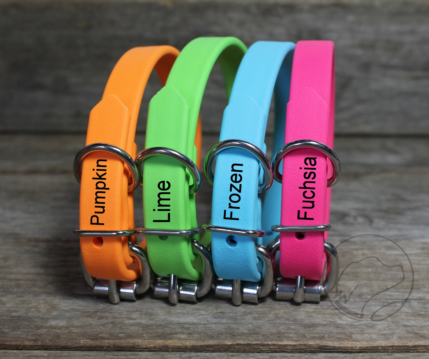 Lime Green Biothane Dog Collar - 5/8"(16mm) wide