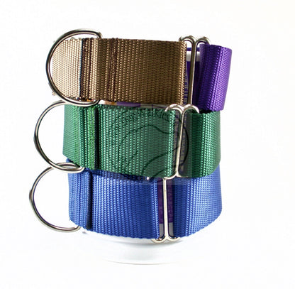 Wide Martingale Dog Collar 1.5" (38mm); Simple - Elegant - Strong