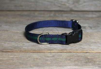 Blackwatch clan tartan - dog collar
