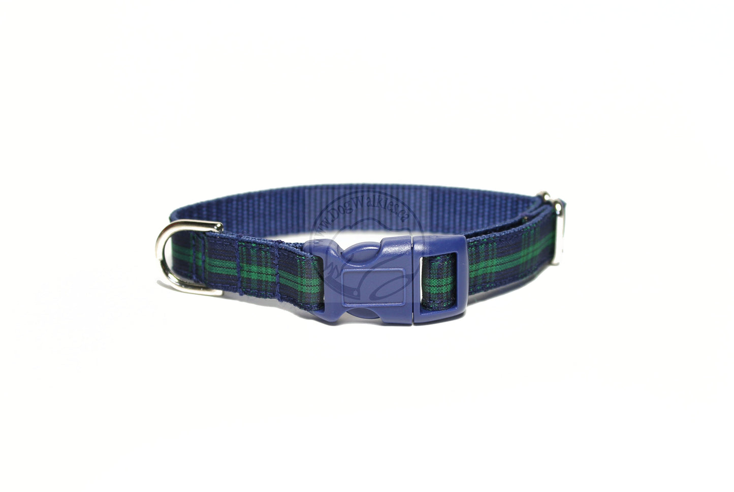 Blackwatch clan tartan - dog collar