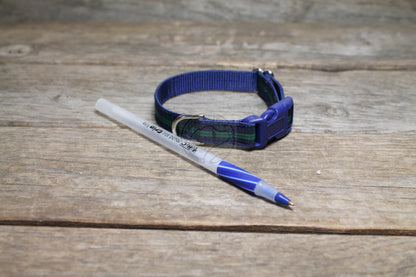 Blackwatch clan tartan - dog collar