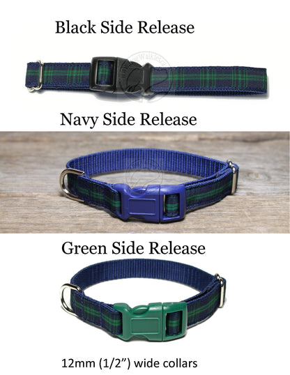 Blackwatch clan tartan - dog collar