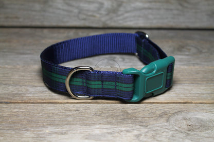 Blackwatch clan tartan - dog collar
