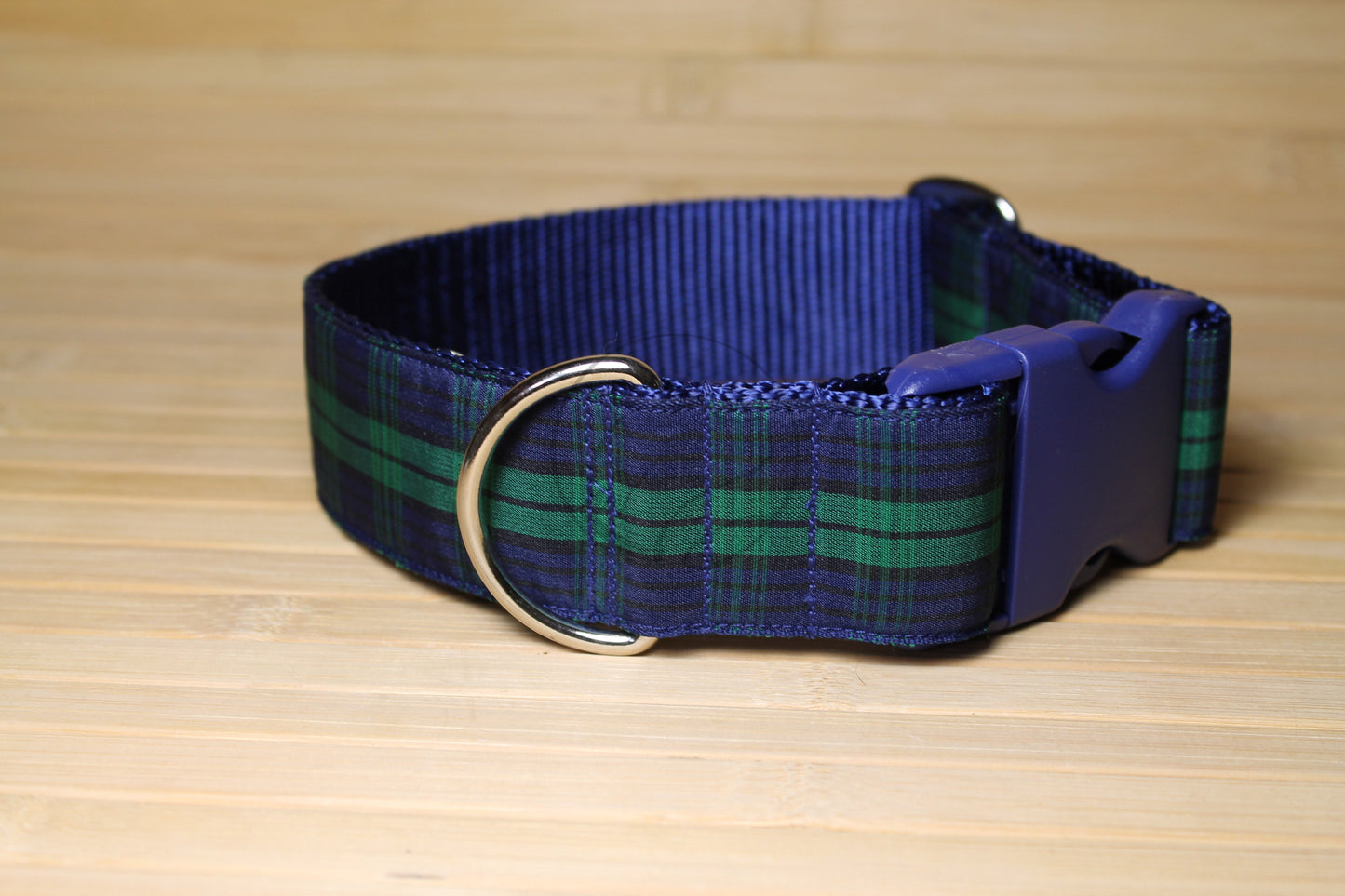 Blackwatch clan tartan - dog collar
