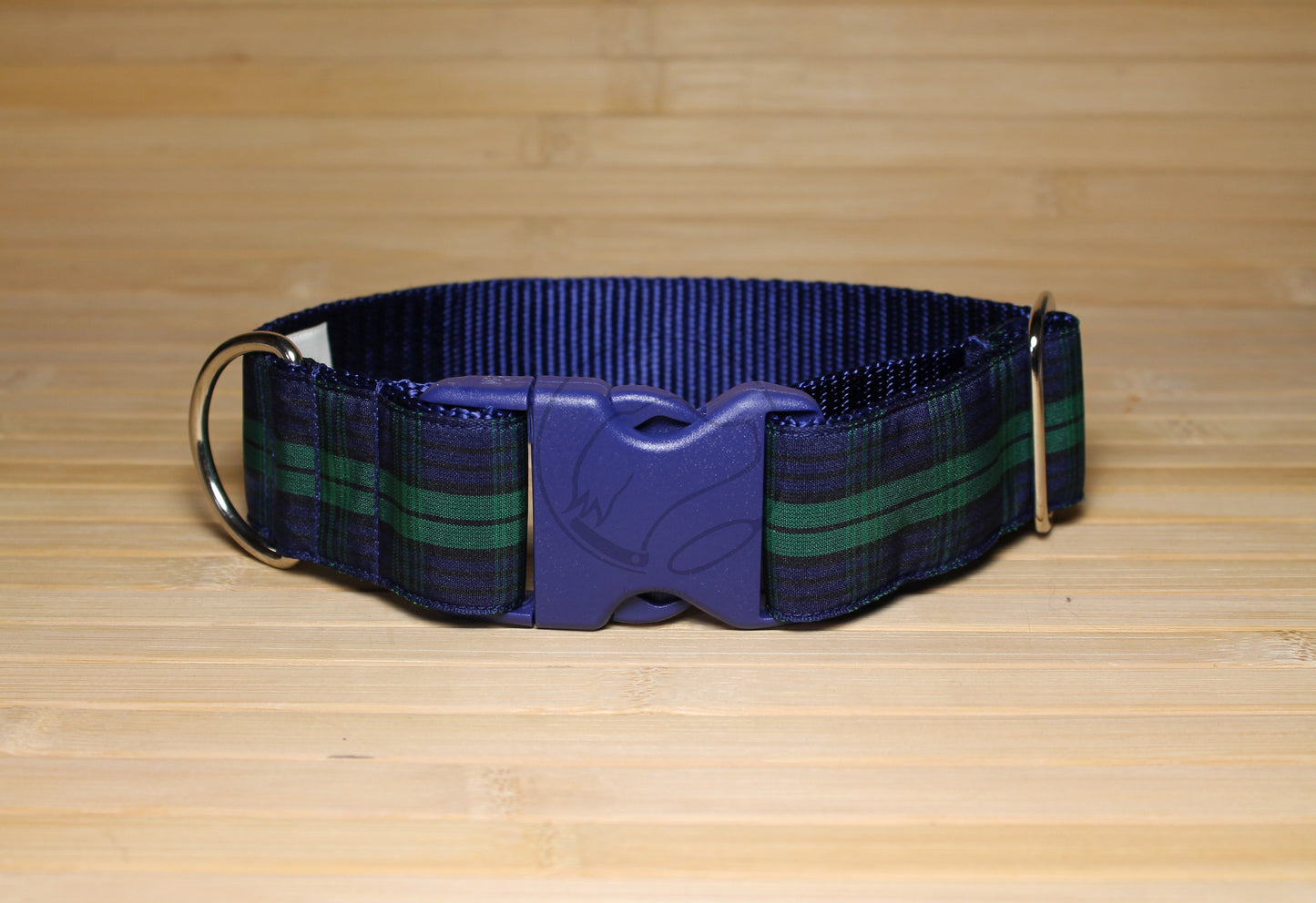 Blackwatch clan tartan - dog collar