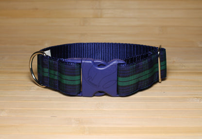 Blackwatch clan tartan - dog collar