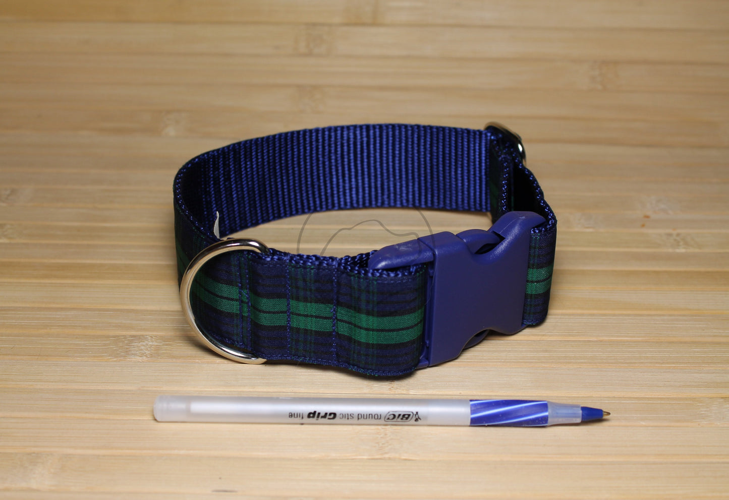 Blackwatch clan tartan - dog collar