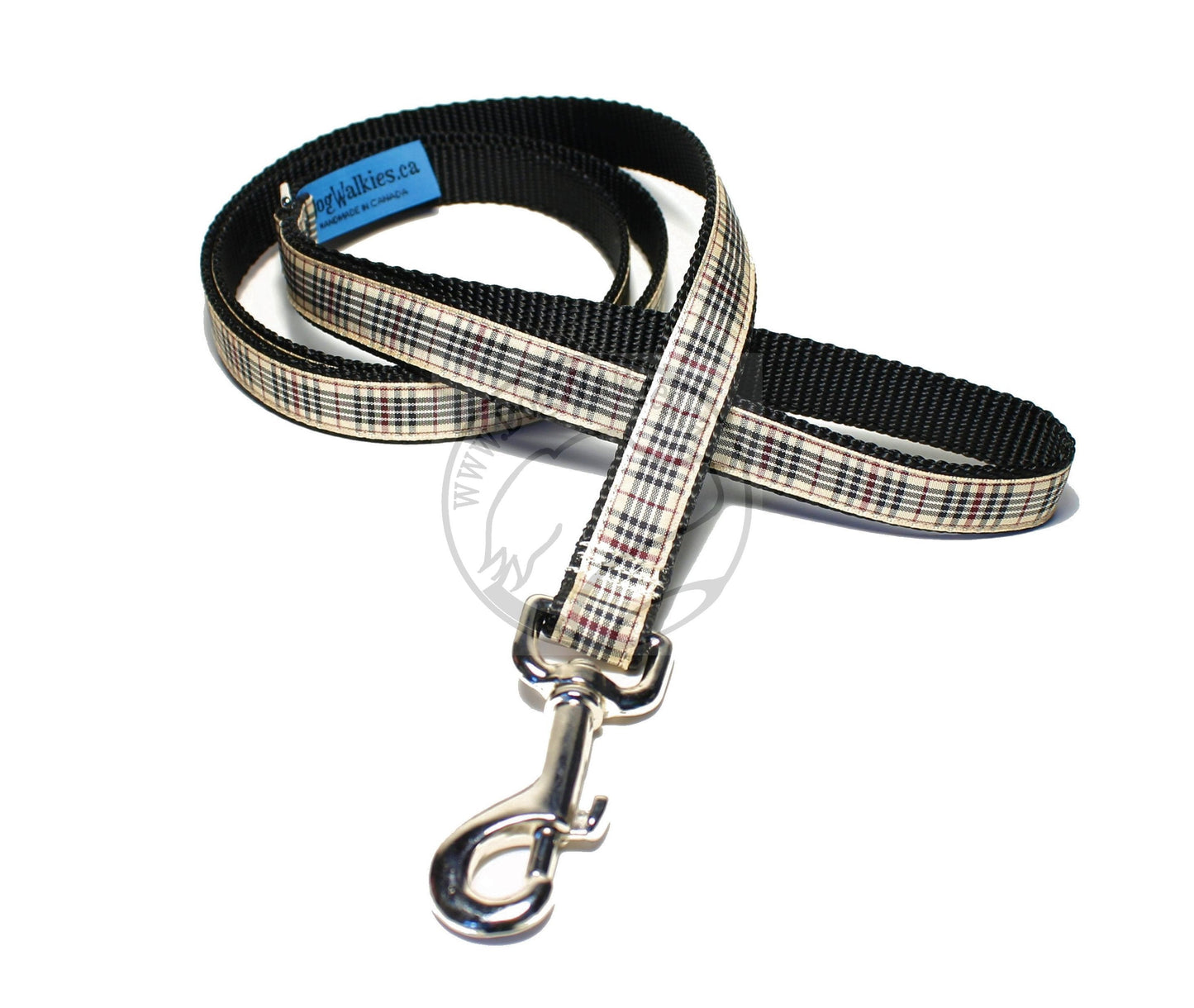 Tartan Dog Leash - Blackberry Plaid