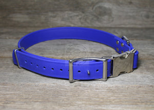 Side Release Dog Collar in Biothane - 35 colours -  1" (25mm) wide