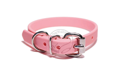 Bubblegum Pink Biothane Dog Collar - 5/8"(16mm) wide