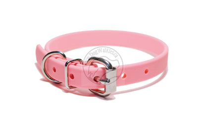 Bubblegum Pink Biothane Dog Collar - 5/8"(16mm) wide