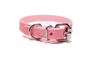 Bubblegum Pink Biothane Dog Collar - 5/8"(16mm) wide