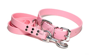 Bubblegum Pink Biothane Large Dog Leash