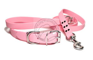 Bubblegum Pink Biothane Large Dog Leash