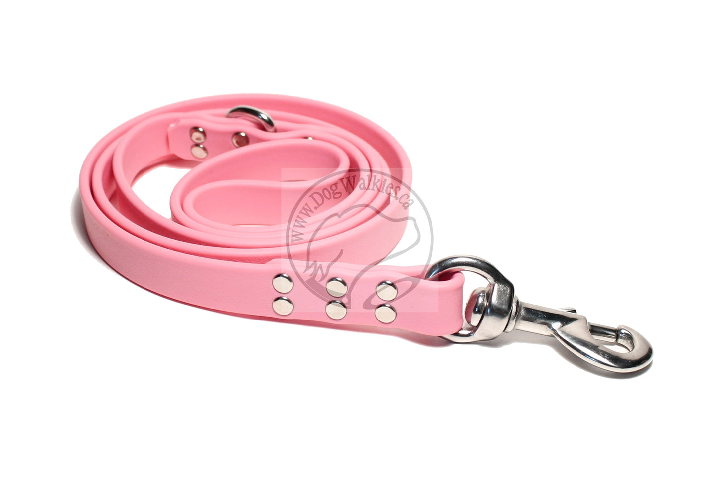 Bubblegum Pink Biothane Large Dog Leash