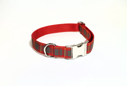 Cameron clan tartan - dog collar