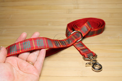 Tartan Dog Leash - Cameron Red Clan Tartan
