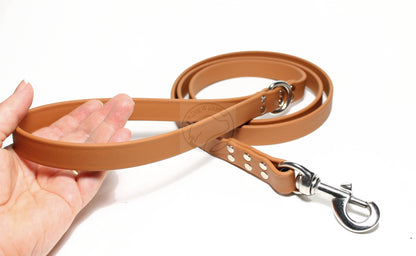 Caramel Brown Biothane Large Dog Leash