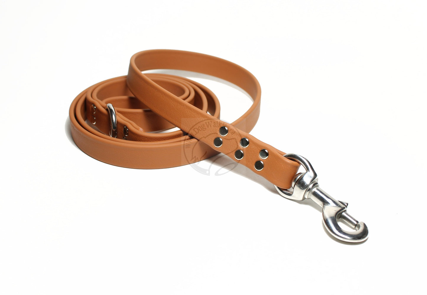 Caramel Brown Biothane Large Dog Leash