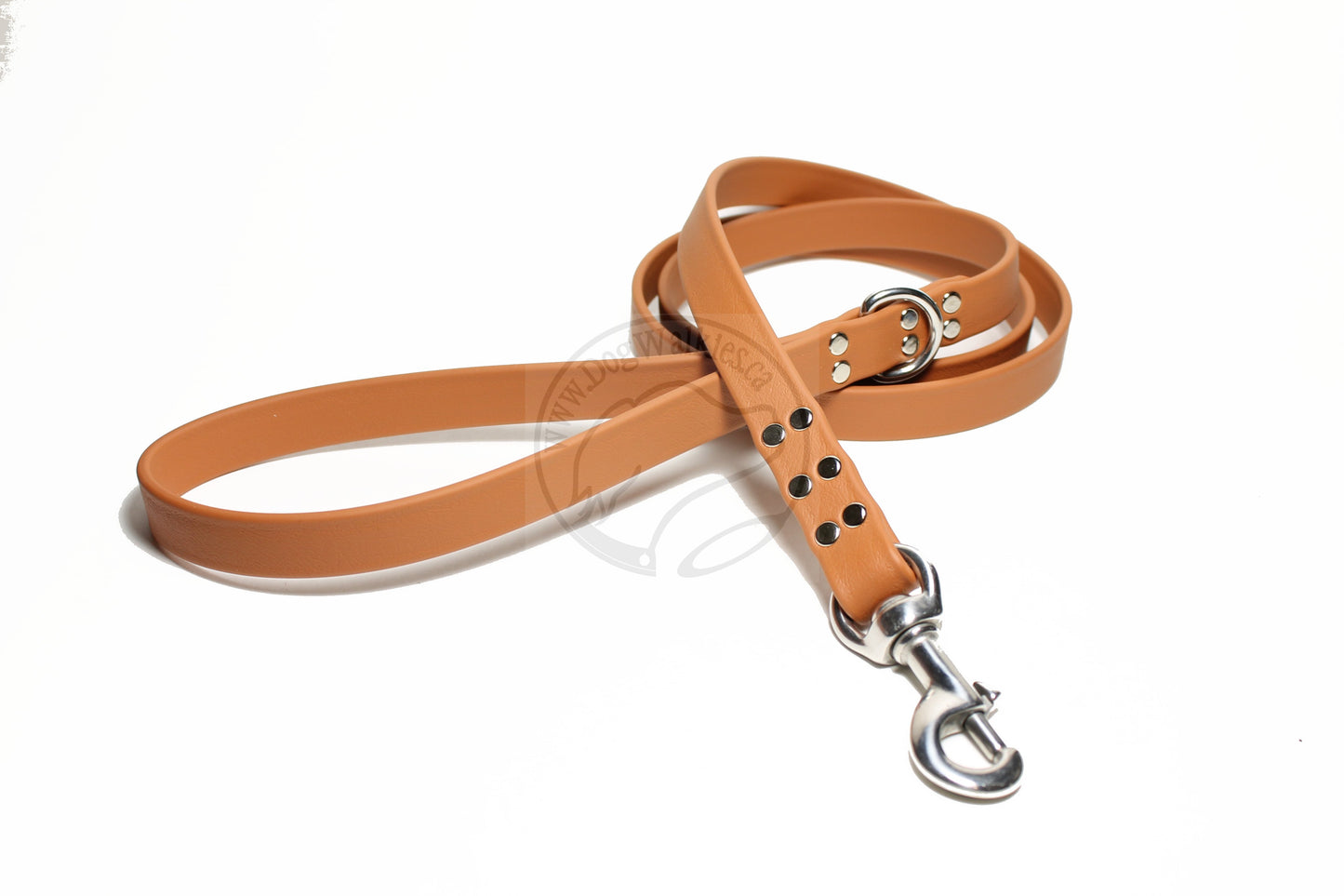 Caramel Brown Biothane Large Dog Leash