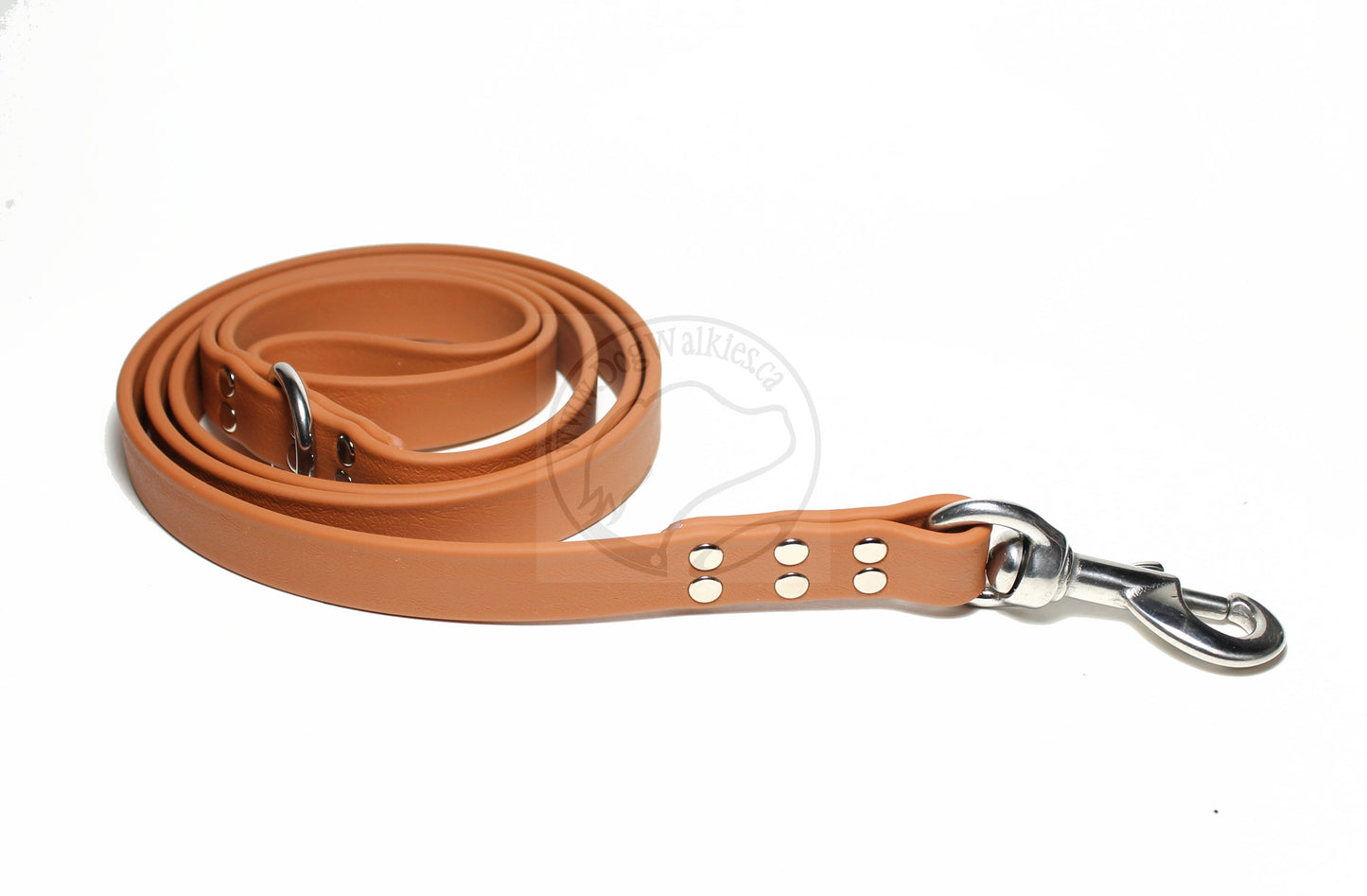 Caramel Brown Biothane Large Dog Leash