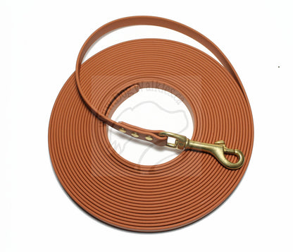 Caramel Brown Waterproof Tracking Recall Long Line