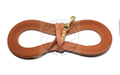 Caramel Brown Waterproof Tracking Recall Long Line