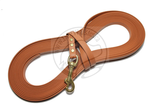 Caramel Brown Waterproof Tracking Recall Long Line