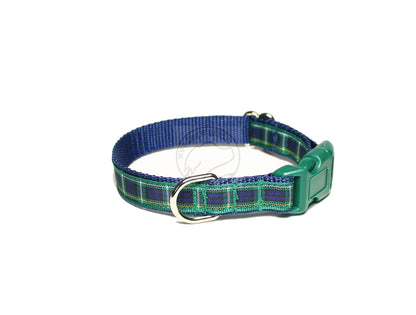 Campbell clan tartan - dog collar