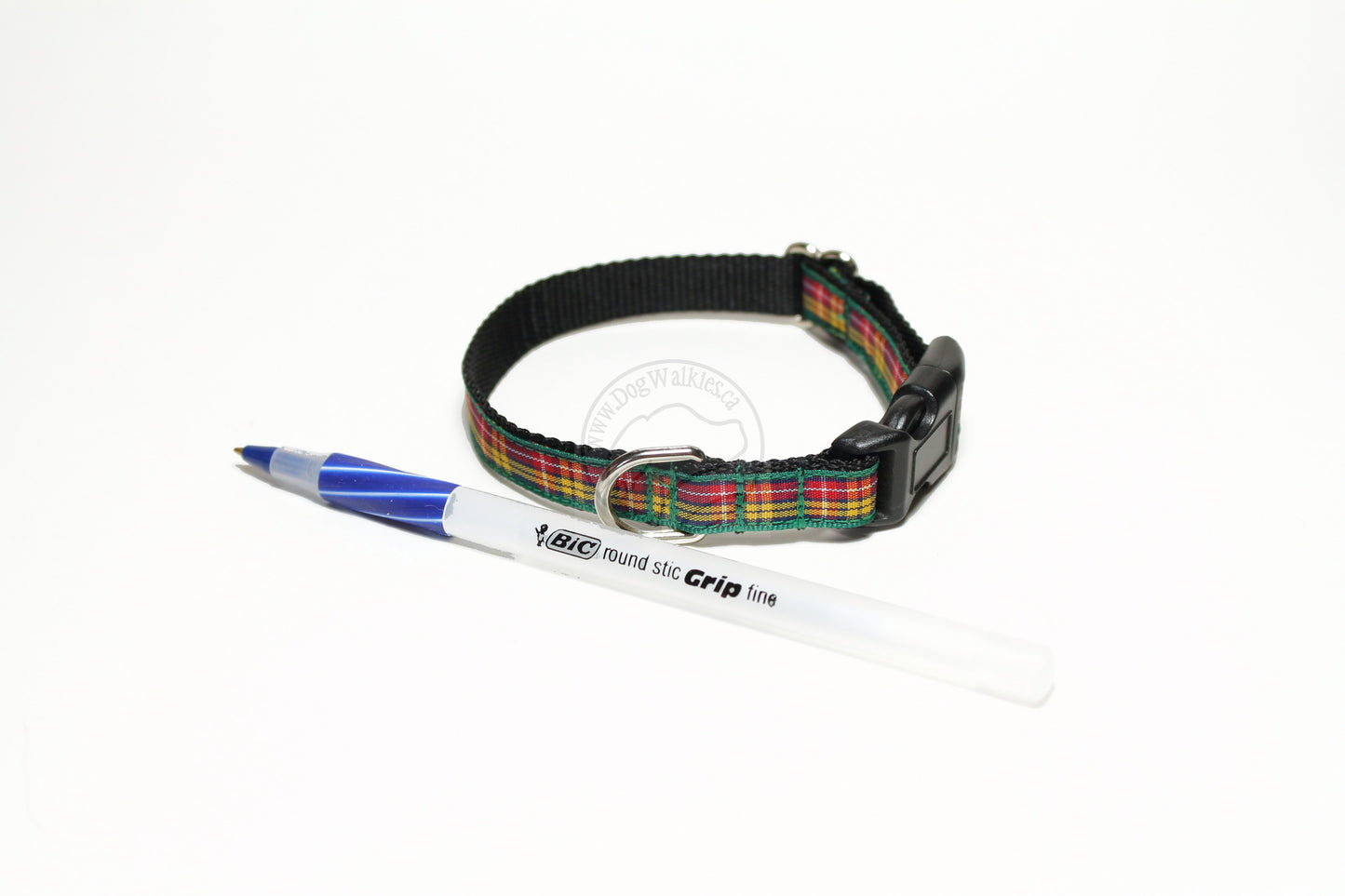 Buchanan clan tartan - dog collar