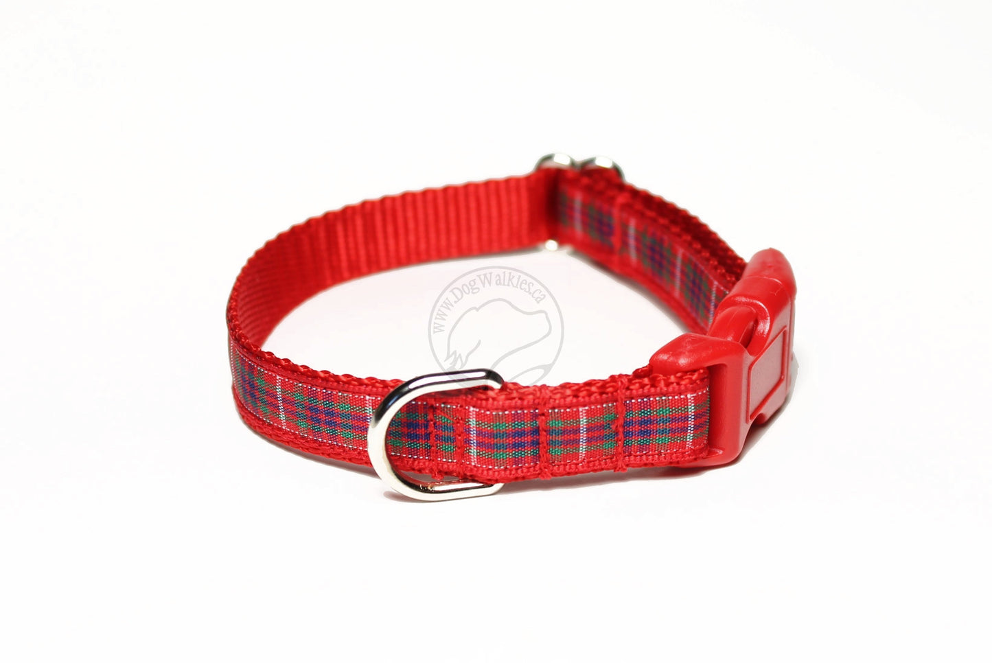 Fraser Clan tartan - dog collar